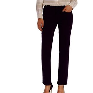 Frame “Le High Straight” Black Cropped Stretch Denim Jeans Size 24